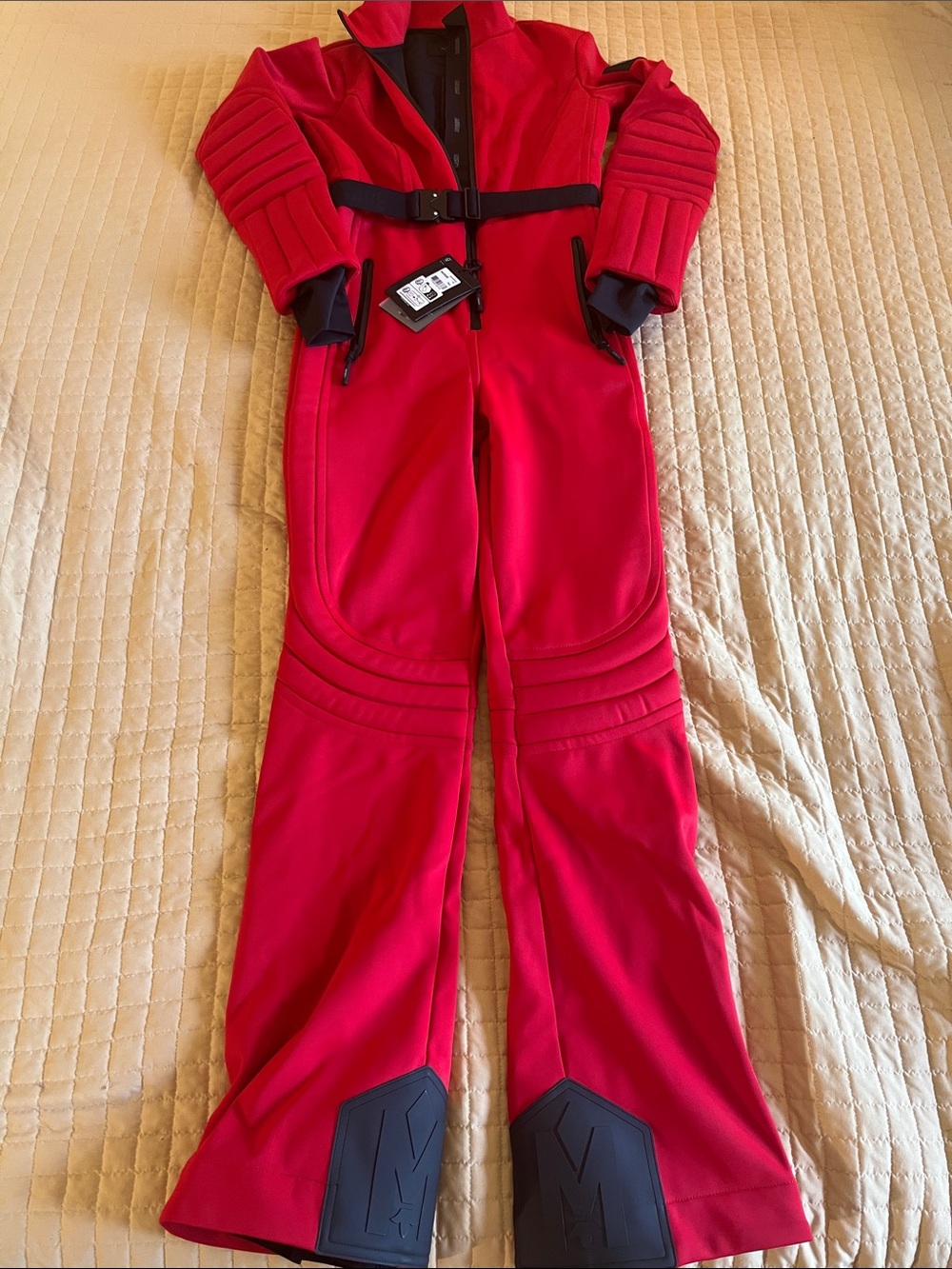 Mackage Red Ski Jacket with Black Trim